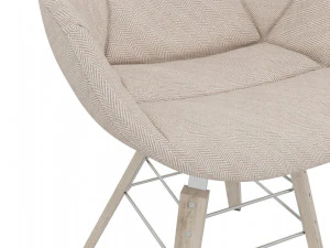 three soft chairs in different high quality textures and colors decor und furniture 3D Model