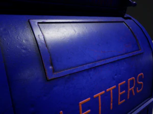 caixa de correio Modelo 3D