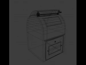 caixa de correio Modelo 3D