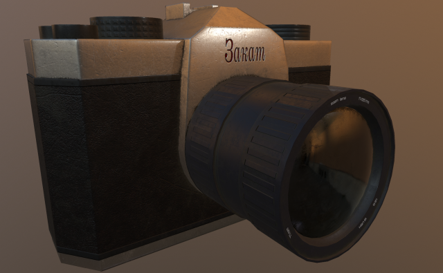 photo camera zakat 3D Model .c4d .max .obj .3ds .fbx .stl .blend 