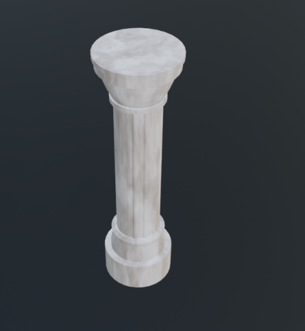 ancient roman column pack Model 3D .c4d .max .obj .3ds .fbx .stl .blend