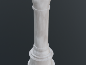 ancient roman column pack Model 3D