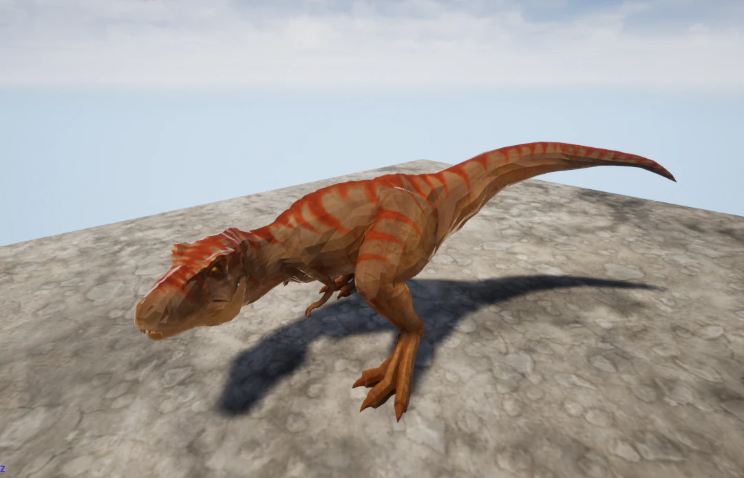 t-rex 3D Model .c4d .max .obj .3ds .fbx .stl .blend 