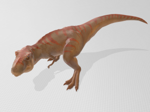 t-rex 3D 모델