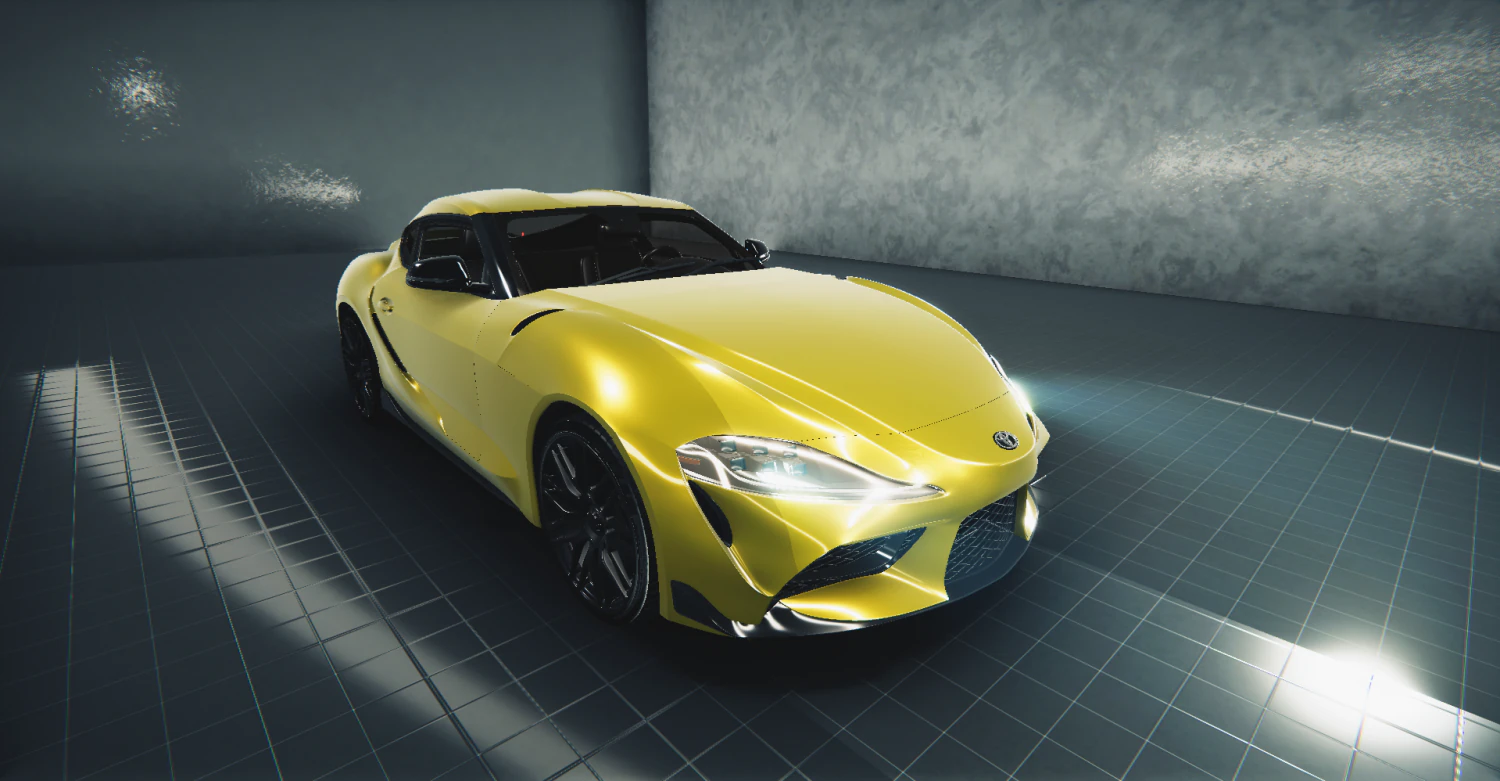 Toyota Supra 2021 3D Model .c4d .max .obj .3ds .fbx .stl .blend 