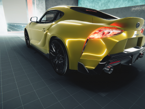 Toyota Supra 2021 3D 모델