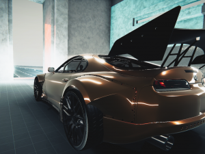 Toyota Supra MK4 1994 Modified Custom 3D Model