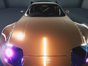 Toyota Supra MK4 1994 Modified Custom 3D Model