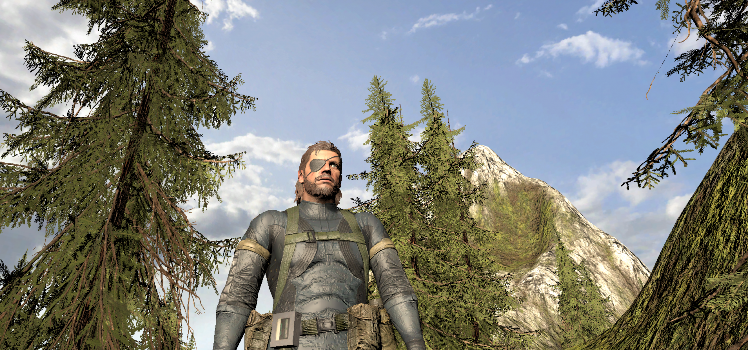 Big Boss Metal Gear Modelo 3D In Homem 3DExport