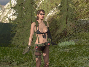 Quiet Metal Gear 3D Model