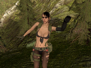 Quiet Metal Gear 3D Model