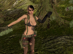 Quiet Metal Gear 3D Model