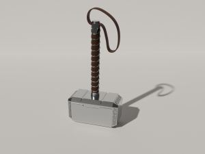 thor hammer mjolnir 3D 모델