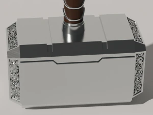 thor hammer mjolnir 3D Model