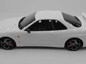 nissan-skyline-gtr-r34 3D 模型