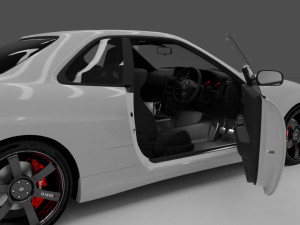 nissan-skyline-gtr-r34 3D 模型