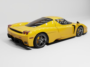 generic sport car 3D Model