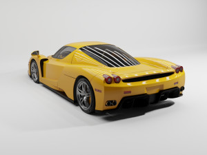 generic sport car 3D Model