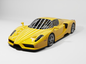 generic sport car 3D Model
