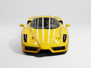 generic sport car 3D Model