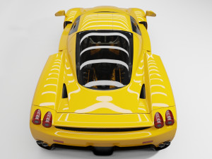 generic sport car 3D Model