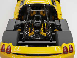 generic sport car 3D Model