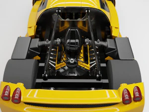 generic sport car 3D Model