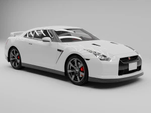 nissan skyline gt-r r35 Modello 3D