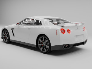 nissan skyline gt-r r35 Model 3D