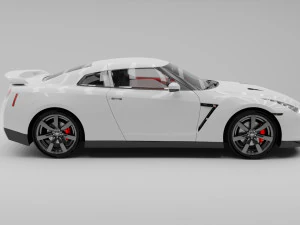 nissan skyline gt-r r35 3D Model