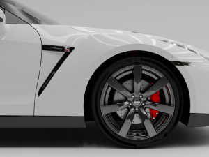 nissan skyline gt-r r35 Model 3D