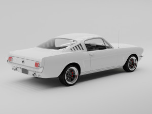 Fastback 1967 3D मॉडल