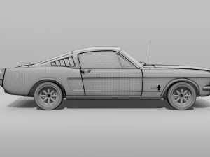 Fastback 1967 3D मॉडल
