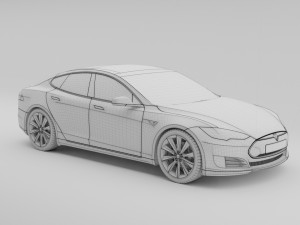 Tesla Model S 3D Modell
