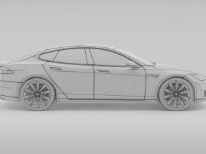 Tesla Model S 3D Modell