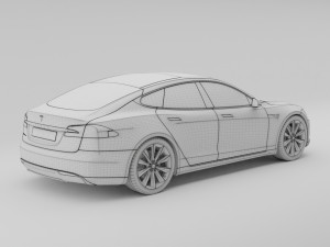 Tesla Model S 3D Modell