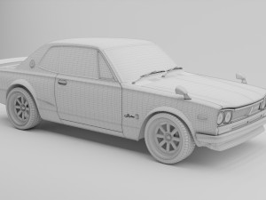 Nissan Skyline GT-R 1968 3D Модель