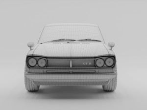 Nissan Skyline GT-R 1968 3D Модель