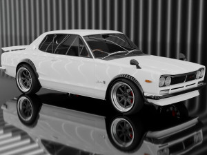 Nissan Skyline GT-R 1968 3D Models