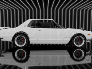 Nissan Skyline GT-R 1968 3D Модель