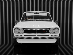 Nissan Skyline GT-R 1968 3D Модель