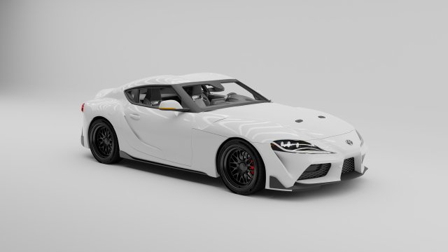 Toyota supra 2020 3D 모델 .c4d .max .obj .3ds .fbx .stl .blend 