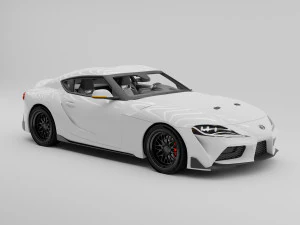 Toyota Supra 2020 Model 3D