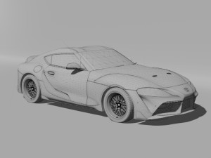 Toyota supra 2020 3D 모델