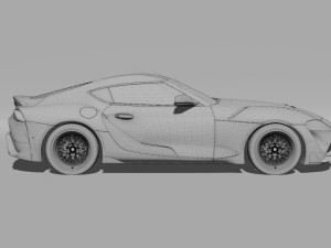 Toyota supra 2020 3D 모델