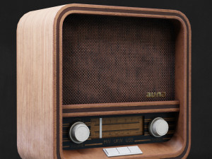 Retro radio 3D Model