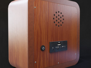 Retro radio 3D Model