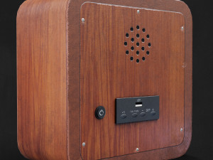 Retro radio 3D Model