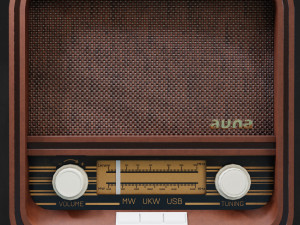 Retro radio 3D Model