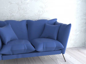 sof&aacute; Modelo 3D